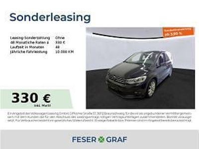 Gebraucht VW Touran Highline 150 PS (110 kW) 2022 Schwarz (deep black perleffekt) Van / Kleinbus