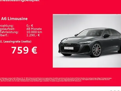 Ny Audi A6 Ambiente 367 HK (269 kW) 2026 Grå Sedan