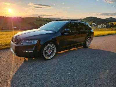 Gebraucht Skoda Octavia RS 184 PS (135 kW) 2014 Schwarz Kombi