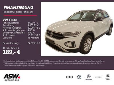 Gebraucht VW T-Roc Life 116 PS (85 kW) 2025 Pure white SUV