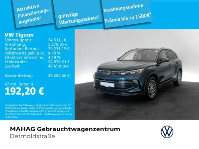 Occasion VW Tiguan Goal 150 ch (110 kW) 2025 Bleue SUV