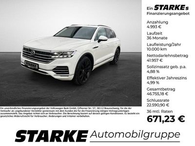 Gebraucht VW Touareg Elegance 381 PS (280 kW) 2022 Weiß (pure white) SUV