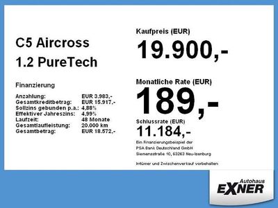 Gebraucht Citroën C5 Aircross Feel 131 PS (96 kW) 2024 Weiß banquise SUV