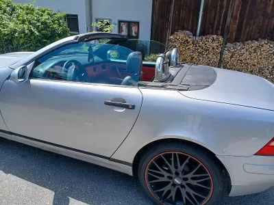Gebraucht Mercedes SLK200 192 PS (141 kW) 1998 Silber Cabrio