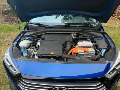 Gebraucht Hyundai Ioniq 141 PS (103 kW) 2019 Blau Kleinwagen