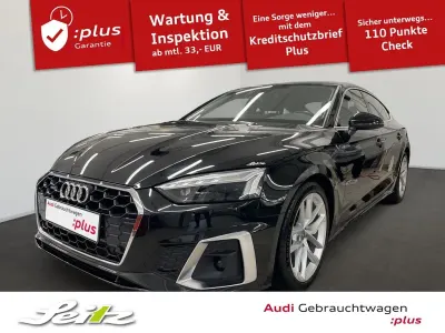 Gebraucht Audi A5 Sportback S-Line 245 PS (180 kW) 2020 Mythosschwarz metallic Kleinwagen
