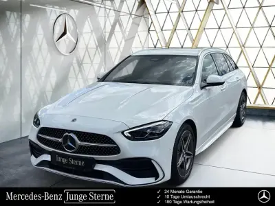 Gebraucht Mercedes C220 AMG 200 PS (147 kW) 2023 Weiß Kombi