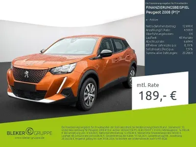 Gebraucht Peugeot e-2008 Active 100 kW (136 PS) 2022 Orange SUV