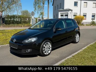 Gebraucht VW Golf VI Team 105 PS (77 kW) 2011 Schwarz Kleinwagen