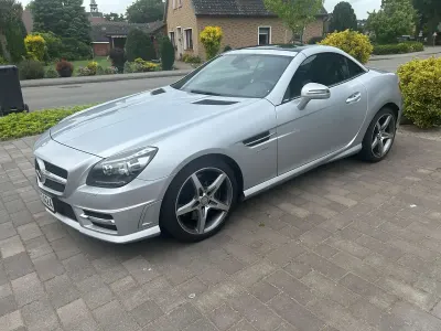 Gebraucht Mercedes SLK200 AMG 184 PS (135 kW) 2015 Silber Cabrio
