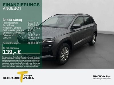 Neu Skoda Karoq Selection 150 PS (110 kW) 2025 Grau SUV
