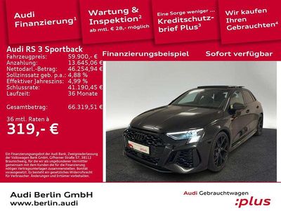 Gebraucht Audi RS3 400 PS (294 kW) 2024 Mythosschwarz metallic Limousine