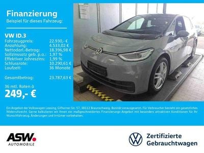 Mondsteingrau Gebraucht 2022 VW ID.3 Pro Performance Kleinwagen | 22.930 € (Fairer Preis)