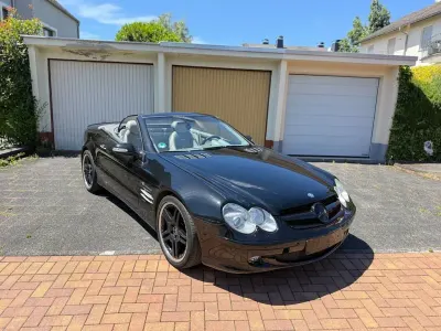 Gebraucht Mercedes SL500 AMG 306 PS (225 kW) 2002 Schwarz Cabrio