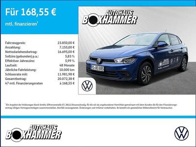 Gebraucht VW Polo IQ Drive 95 PS (69 kW) 2024 Reef blue metallic Kleinwagen