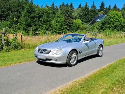 Gebraucht Mercedes SL350 AMG 245 PS (180 kW) 2004 Silber Cabrio