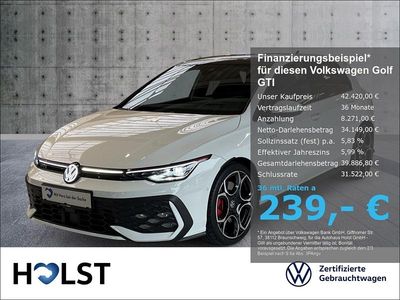 Gebraucht VW Golf VIII GTI 265 PS (194 kW) 2024 Weiß Limousine