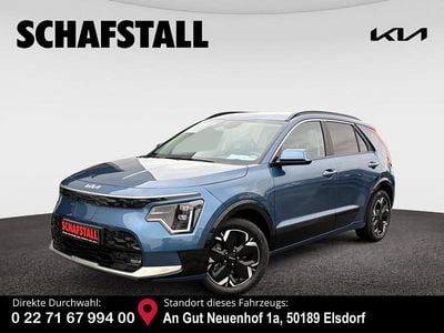 Blau ((m4b) mineralblau met.) Gebraucht 2023 Kia e-Niro Spirit SUV | 29.979 € (Fairer Preis)