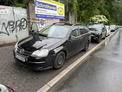 Gebraucht VW Golf V Comfortline 122 PS (89 kW) 2007 Schwarz Kombi