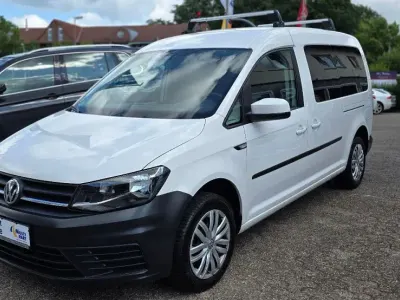 Gebraucht VW Caddy Maxi 131 PS (96 kW) 2019 Weiß Van / Kleinbus