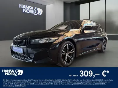 Gebraucht BMW 320 M Sport 184 PS (135 kW) 2023 Schwarz / black sapphire (metallic) Kombi