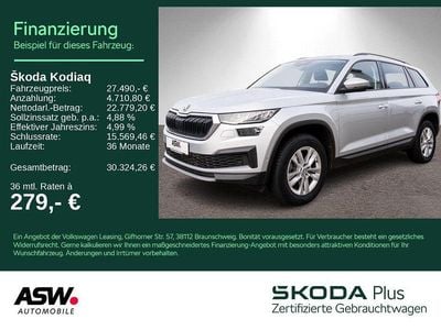 Brilliantsilber metallic Gebraucht 2022 Skoda Kodiaq Ambition SUV | 27.490 € (Fairer Preis)