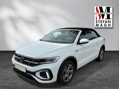 Gebraucht VW T-Roc Cabriolet R-line 150 PS (110 kW) 2023 Weiß Cabrio
