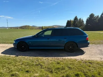Brugt BMW 525 192 HK (141 kW) 2003 Blå Stationcar
