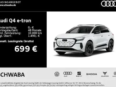 Neu Audi Q4 e-tron S-Line 219 kW (299 PS) 2026 Weiß SUV