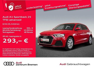 Gebraucht Audi A1 Sportback Advanced Plus 95 PS (69 kW) 2025 Progressivrot metallic Kleinwagen