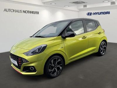 Lucid lime/ phantom black / met Gebraucht 2024 Hyundai i10 N Line Kleinwagen | 17.990 € (Fairer Preis)
