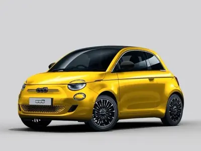 Neu Fiat 500e La Prima 86 kW (118 PS) 2026 Gelb Cabrio