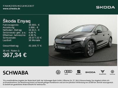 Blackmagic perleffekt Gebraucht 2023 Skoda Enyaq iV RS SUV | 38.680 € (Guter Preis)