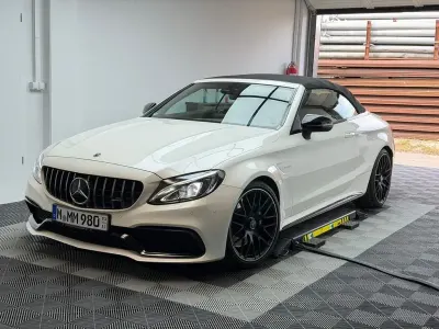 Gebraucht Mercedes C63 AMG AMG 476 PS (350 kW) 2017 Weiß Cabrio
