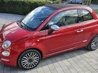 Usata Fiat 500C Lounge 86 CV (63 kW) 2016 Rosso Cabrio