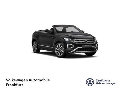 Gebraucht VW T-Roc Cabriolet Style 150 PS (110 kW) 2025 Deep black perleffekt/schwarz Cabrio