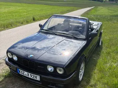 Gebraucht BMW 320 Cabriolet Performance 129 PS (94 kW) 1992 Schwarz Cabrio