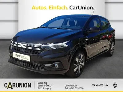 Nowe Dacia Sandero Expression 91 KM (66 kW) 2025 Czarny Sedan/Limuzyna