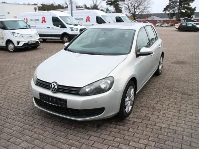 Gebraucht VW Golf VI Comfortline 80 PS (58 kW) 2009 Silber Kleinwagen