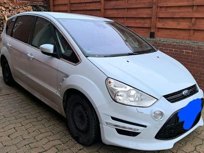 gebraucht Ford S-MAX 2,2 TDCi 200PS DPF Titanium S weiß Perlmut