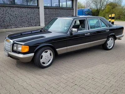 Brugt Mercedes 380 218 HK (160 kW) 1980 Sort Sedan