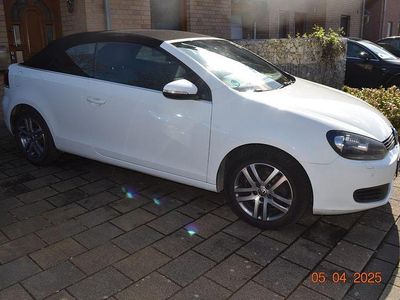 Gebraucht VW Golf Cabriolet 105 PS (77 kW) 2012 Weiß Cabrio