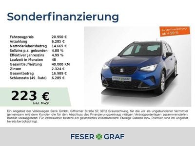 Gebraucht Seat Arona FR 150 PS (110 kW) 2022 Blau SUV