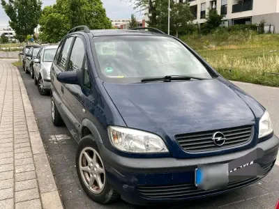 Gebraucht Opel Zafira 101 PS (74 kW) 1999 Blau Van / Kleinbus