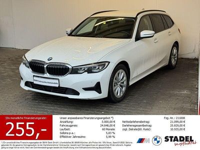 Gebraucht BMW 320 Advantage 190 PS (139 kW) 2020 Alpinweiß uni Kombi