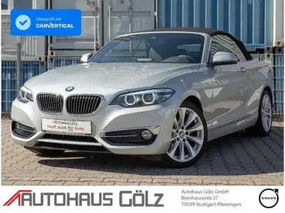 Brugt BMW 220 Luxury Line 184 HK (135 kW) 2019 Sølv Cabriolet