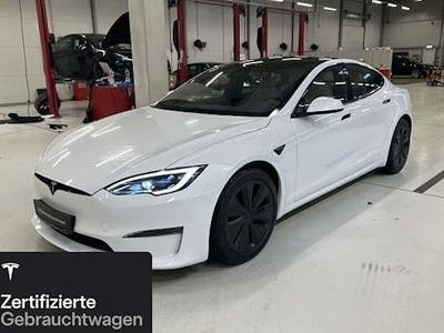 Second-hand Tesla Model S Long Range AWD 492 kW (670 CP) 2024 Alb Hatchback