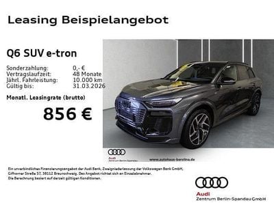Neu Audi Q6 e-tron S-Line 284 kW (387 PS) 2026 Grau SUV