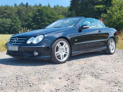 Gebraucht Mercedes CLK55 AMG AMG 387 PS (284 kW) 2008 Schwarz Cabrio