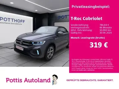 Gebraucht VW T-Roc Cabriolet R-line 150 PS (110 kW) 2025 Rauchgrau metallic Cabrio